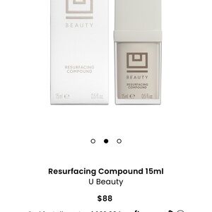 NIB U Beauty duo Resurfacing Compund 15 ml Sephora $88